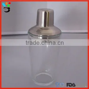 Home Barware Martini Shaker With Stainless Steel Lid 16oz Cocktail Shaker thumbnail-2