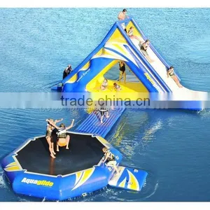 3m/5m Diameter Inflatable Sea Trampoline for Sale, Floating Trampoline Inflatable thumbnail-2