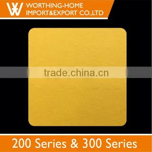 Gold Decorative 201 304 Stainless Steel Plate Sheet thumbnail-5