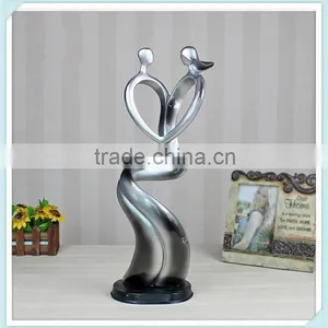 Abstract Decor Resin Lover Sculpture for Home Decoration thumbnail-2