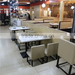 Solid Surface KFC Restaurant Table/hot Pot Table,artificial Marble Top Dining Table,Restaurant Table thumbnail-4