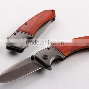 OEM 440 Stainless Steel Camping Knife With Titanium Coated Surface thumbnail-5