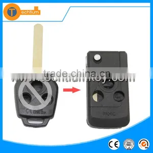 Wholesale Key Blanks Folding Flip Car Key 2 Button for Subaru Remote Key Shell thumbnail-1