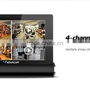 VStarcam HD 7 Inch Touch Screen With Indoor P2P IP Camera Home Security Alarm System thumbnail-5
