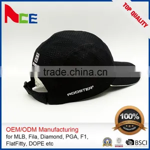 Mens New 5 Panel Hat Blank Twill Golf Cap In White Wholesale Golf Caps thumbnail-5