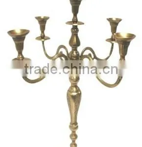 Wholesale Candelabra Centerpiece 5 Arm Candlestick Tall Floor Standing Candelabra thumbnail-3