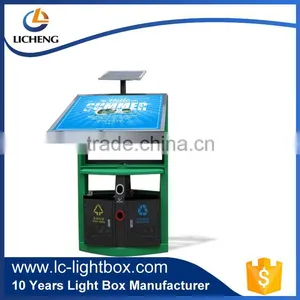 Lockable Aluminum Frame Waterproof Solar Light Box for Outside/outdoor ad thumbnail-6