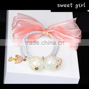 Square Crystal Ponytail Holder Rhinestone Elastic Hair Rope F108 thumbnail-5