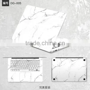 2016 New Marble White Design Vinyl Decal For Macbook, Full Body Protective Sticker Skin Decal For Macbook thumbnail-1