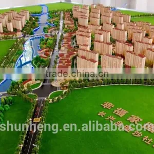 Scale 1/200 Service Flat House Building Model Real Estate thumbnail-2