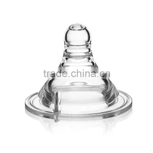 Baby Feeding Bottles Free Flow Breastlike 4-12Months Beautiful Nipples thumbnail-3