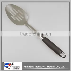 Top Grade Slotted Ladle,Slotted Ladle With TPR+PP Handle thumbnail-1