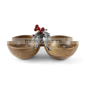 Acacia Wood Bowl /wooden Bowl Bulk Manufacturer Natural Finishing thumbnail-2