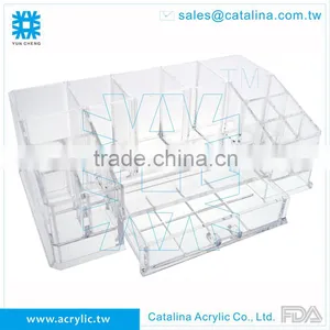 Creative Acrylic Cosmetics Organizer With 1 Drawer thumbnail-5