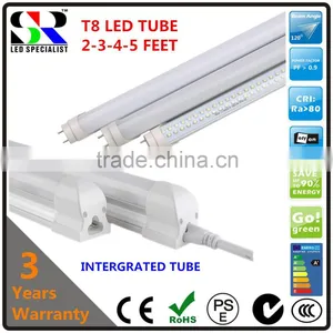 High Bright Lumen Efficiency Performance 2feet 3feet 4feet 5feet 8feet T8 Led Tube Light thumbnail-2