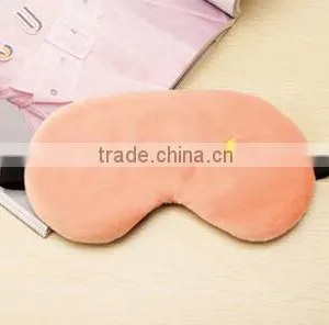 New Style Hot Selling Big Eyes Lovely Patch Adjustable Cotton Blindfold Shade Travel Sleeping Aid Cover Light Eye Mask thumbnail-2