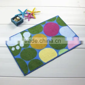 Color Printing Shaggy Rugs for Living Room Rubber Door Mat thumbnail-1