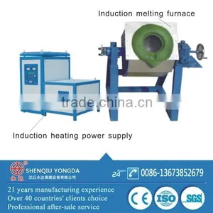 Medium Frequency Induction Melting Furnace for Melting Steel,Gold,Copper, Silver thumbnail-3