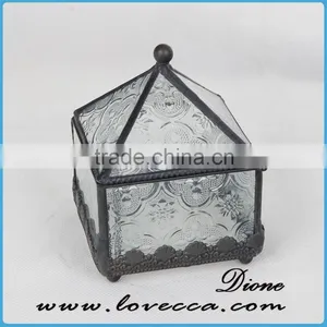 Small Geometric Teardrop Terrarium For Home Decroation thumbnail-5