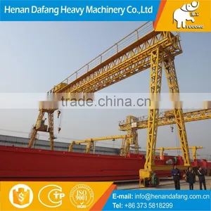 Railway Traveling Truss Type Heavy Duty 20t Double Girder Gantry Crane thumbnail-1