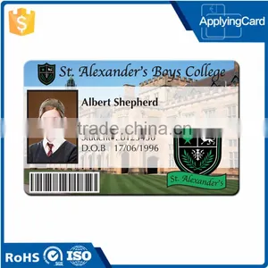 Cheap Price Portrait Printing Plastic Voter id Card Format for School Student thumbnail-1