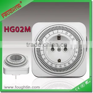 MECHANICAL DAILY TIMER PLUG IN TIMER TO GERMANY PLUG TIMER SOCKET thumbnail-1