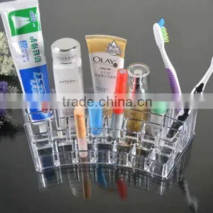 Clear Acrylic Cotton Pads Storage Box thumbnail-1