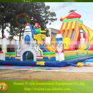 Large Inflatable Fun City Inflatable Climbing Slide Park for Sale thumbnail-1
