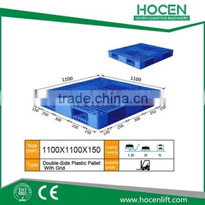 Euro Standard Heavy Duty Recycled Storage Used Plastic Pallet for Sale thumbnail-4