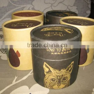 Paper Cardboard Strong Tube for Tea Packaging With Lid thumbnail-2