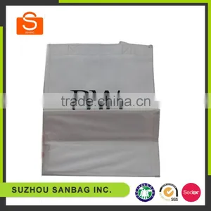 Recycling Promotional pp Non Woven Shopping Bag Black and White thumbnail-3