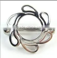 Fashion Body Piercing Jewelry-316l Surgical Steel Nipple Rings thumbnail-1