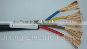 300/500V Copper PVC Insulated PVC Sheath 3 Core 4mm Round Flexible Cable thumbnail-1