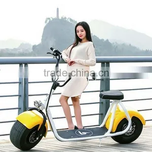 Big Motor Wheel Halley Electric Scooter 60v 1000w Citycoco Scooter thumbnail-1