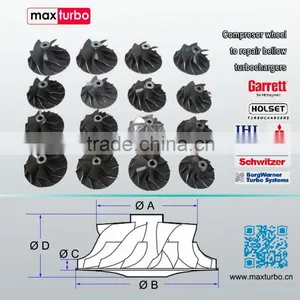 H1C Compressor Wheel 3534408 thumbnail-1