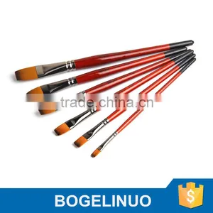 BGN-3226 Bergino Professional Flat Shape Nylon Synthetic Artist Brush in Stock thumbnail-1