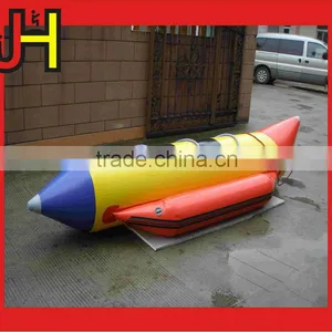2016 Eye Catching 3 Person PVC Material Inflatable Banana Boat For Sale thumbnail-5