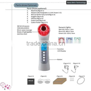 YALO 5 in 1 Skin Renewal Ultrasound Photon Ion Vibrating Beauty Machine thumbnail-4