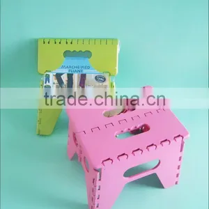 CHILDREN MINI STEP FOOT STOOL FOLDING EASY TAKING PLASTIC STOOL thumbnail-1