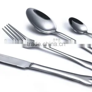 B2200 Stainless Steel Flatware Sets Spoon Fork and Knife thumbnail-1