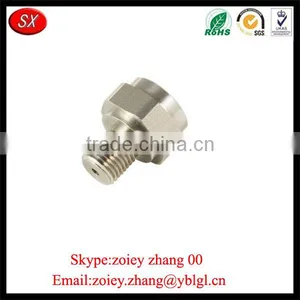 Dongguan Hardware Custom CNC Turning Female Thread Stainless Steel Auto Parts thumbnail-1
