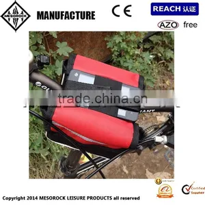Pannier Bag Bicycle Front Tube Bar Cycling Frame Road Mountain Bike Frame Bag thumbnail-3