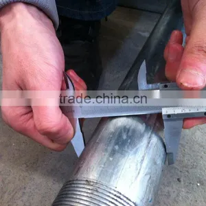 Round Mild Steel Welded Hot Dipped Galvanized Steel Pipe (SP004) thumbnail-1