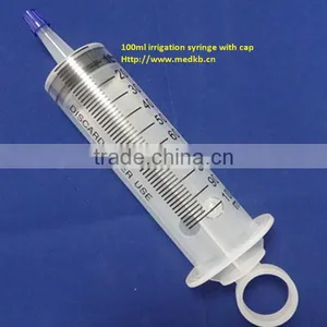 100ML Plastic Large Irrigation Syringe With Cap thumbnail-1