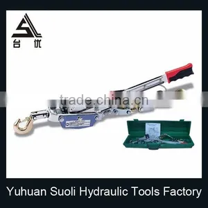 Manufacturing 4T Portable Cargo Puller With Double Gear Triple Hook thumbnail-4