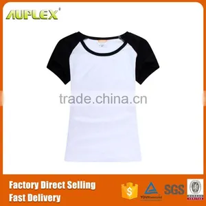 2016 Organic Blank Combed Cotton Dri Fit Sublimation t Shirt for Sale thumbnail-5