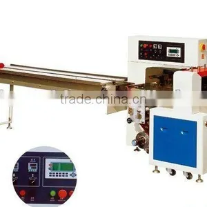 Automatic Rotary Pillow Packing Machine For Biscuit/Towels/Tissues/Bread/Instant Noodles/Ice Cream/Cake/Candy/Fresh Fruits thumbnail-1