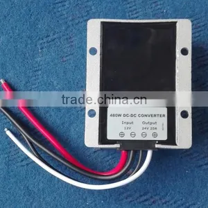 480w 12v to 24v,20A Waterproof Boost dc to dc Power Converter thumbnail-3