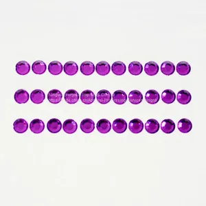 Purple Self- Adhesive Rhinestone thumbnail-1