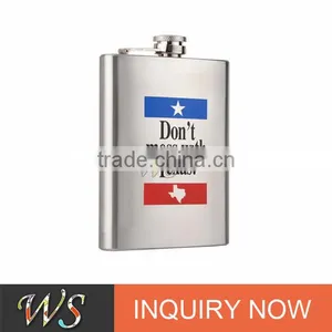 WSJJYY038 Free Sample of Customized Stainless Steel Hip Flasks for Men thumbnail-4